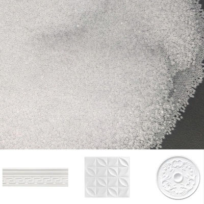 Self-Extinguishing EPS Raw Materials 50 Kg/M3 For Ceiling Decorative Lines