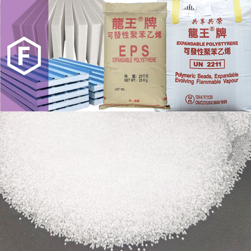 Flame Retardant EPS Raw Material 60 KPa Energy Efficient For Creating Prototypes In Various Industries